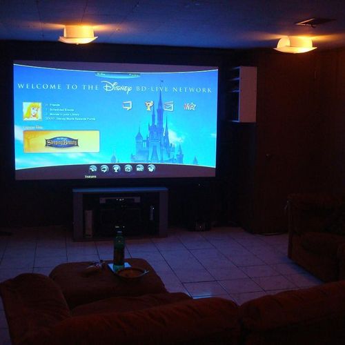 Home Theater we helped install