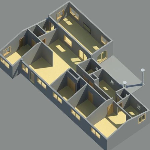 3D Home floorplan rendering