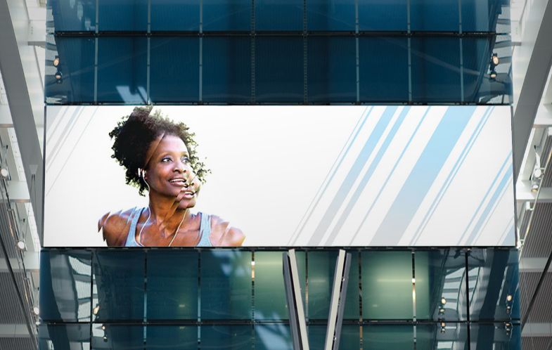 Airport billboard exploration.