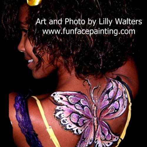Lilly Walters, Fun Face Painter!  Face and Body Pa