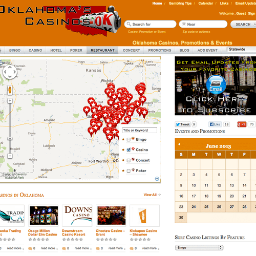 This is OklahomasCasinos.com. One of many sites I 