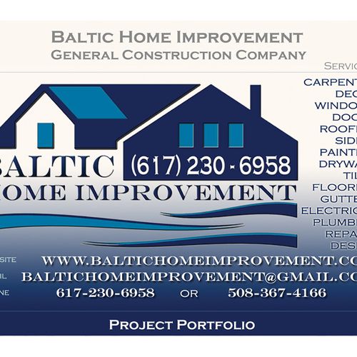 Baltic Home Improvement-Project Portfolio
