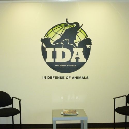 This is the new logo for In Defense of Animals hea