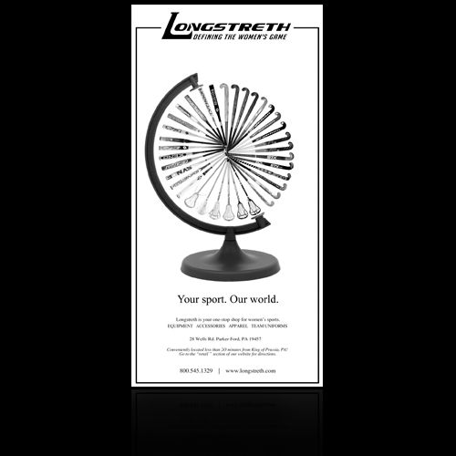 Black and White Newspaper Ad.
Client: Longstreth