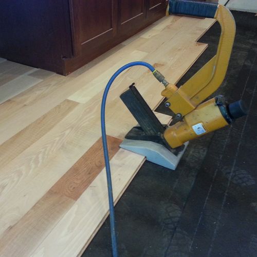 installing 4 inch hickory