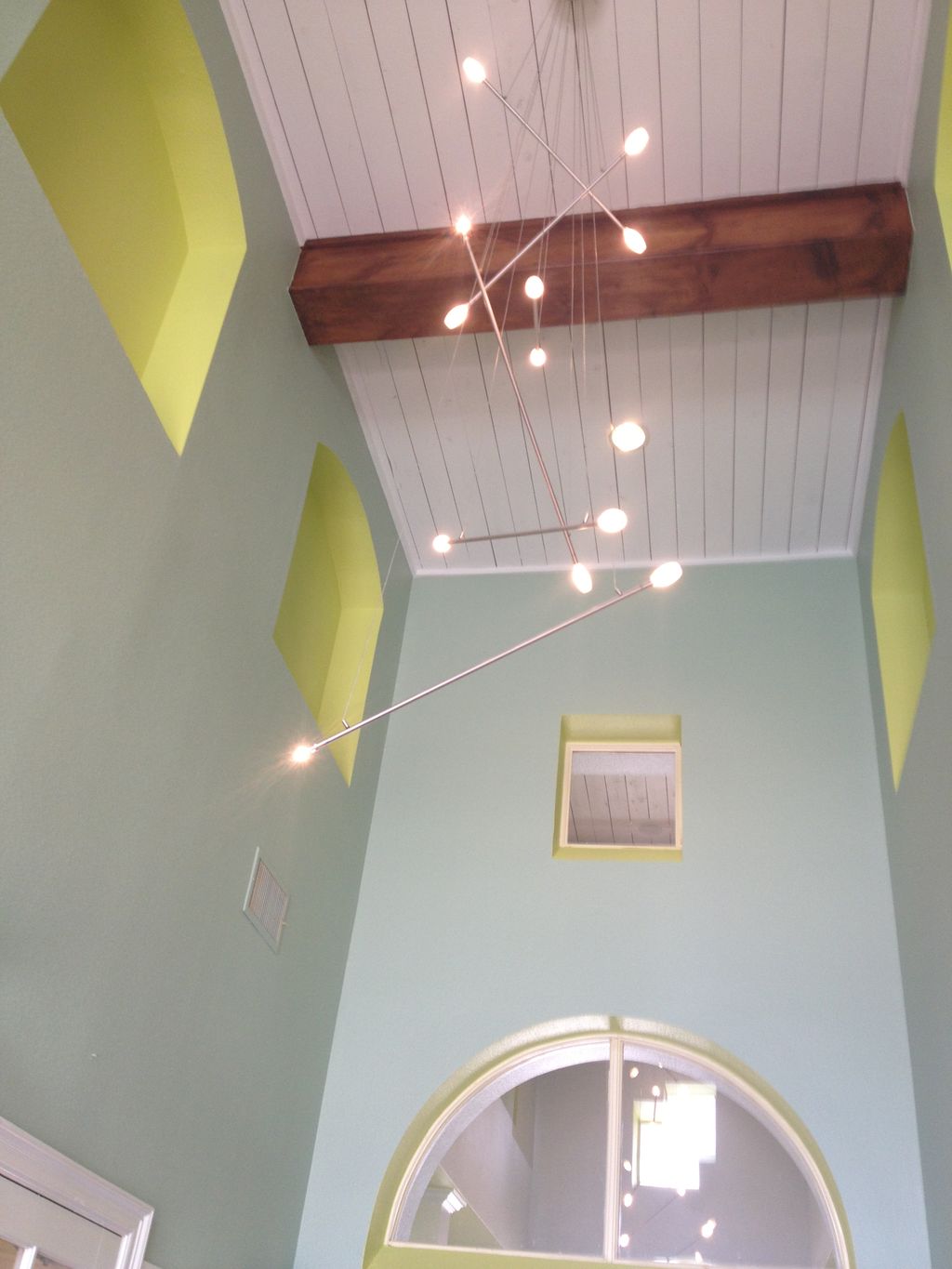 New Interior Painting and Lighting.