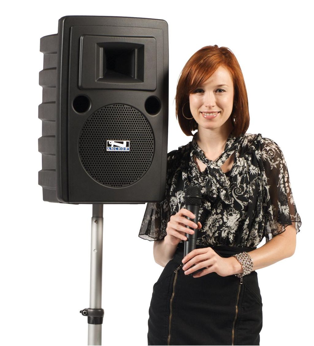 Portable, powered speaker systems ideal for bands,
