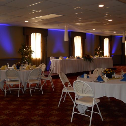Uplighting adds so much to any reception or event.