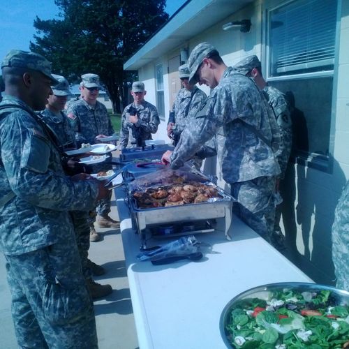 Texas Army National Guard Catering at Camp Swift T