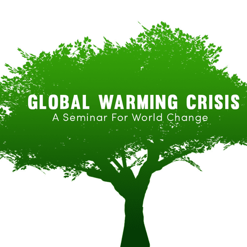 The title slide to a global warming presentation w