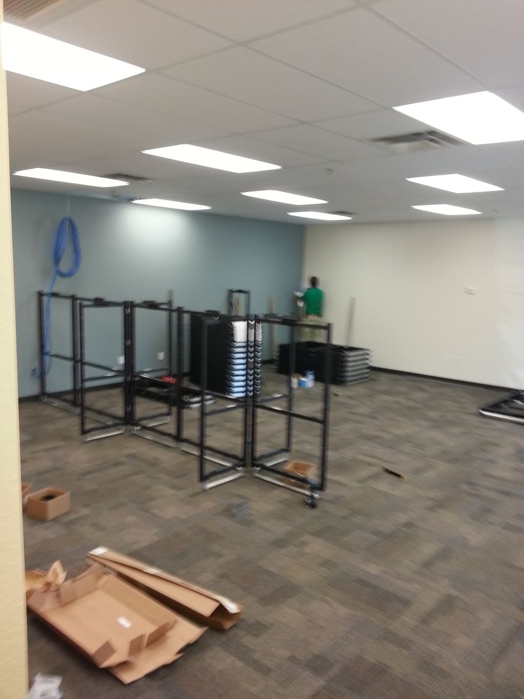 Panel frames of cubicals