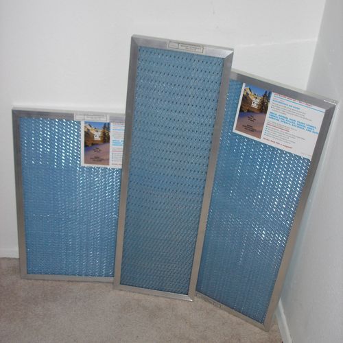 We sell AirQC Electrostatic Filters.Lifetime Guara