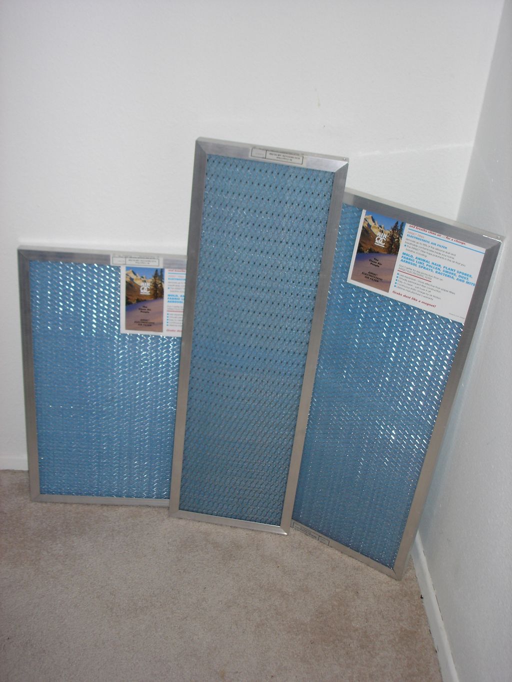 We sell AirQC Electrostatic Filters.Lifetime Guara