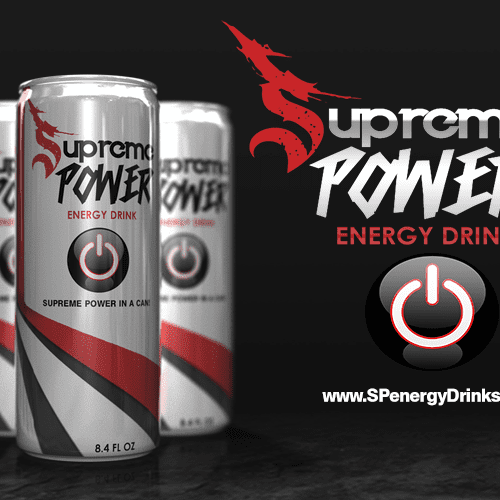 Energy Drink Can Design and Logo Design