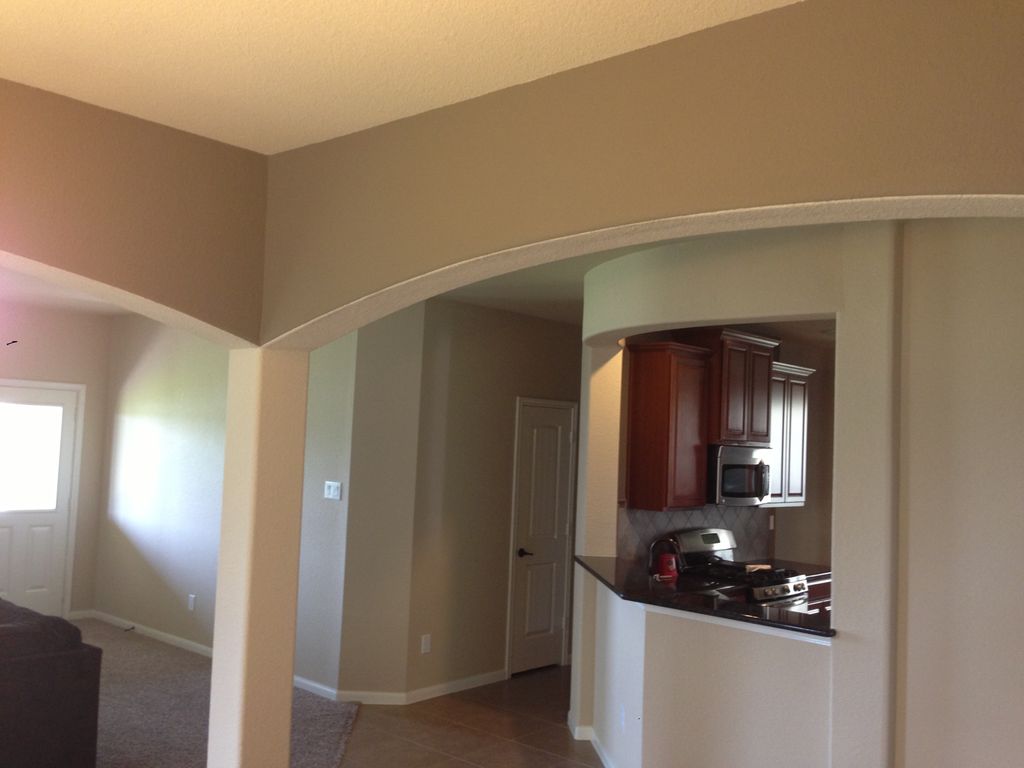 Dining room two different colors