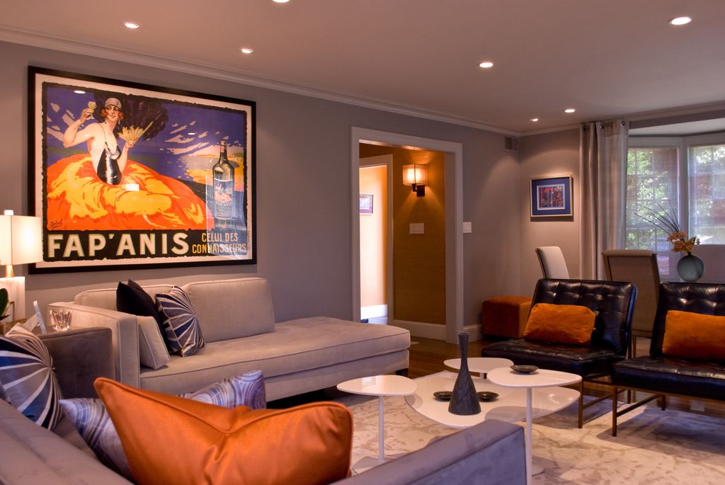 Good lighting accents the art and enhances the tex