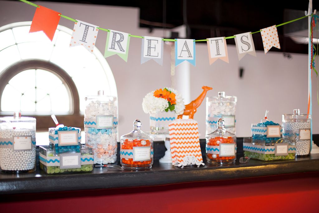 baby shower candy buffet