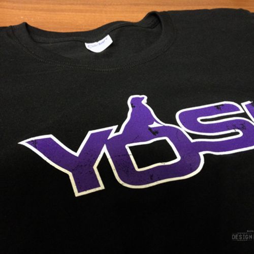 YOSI Swim Team logo designed and t-shirts printed 