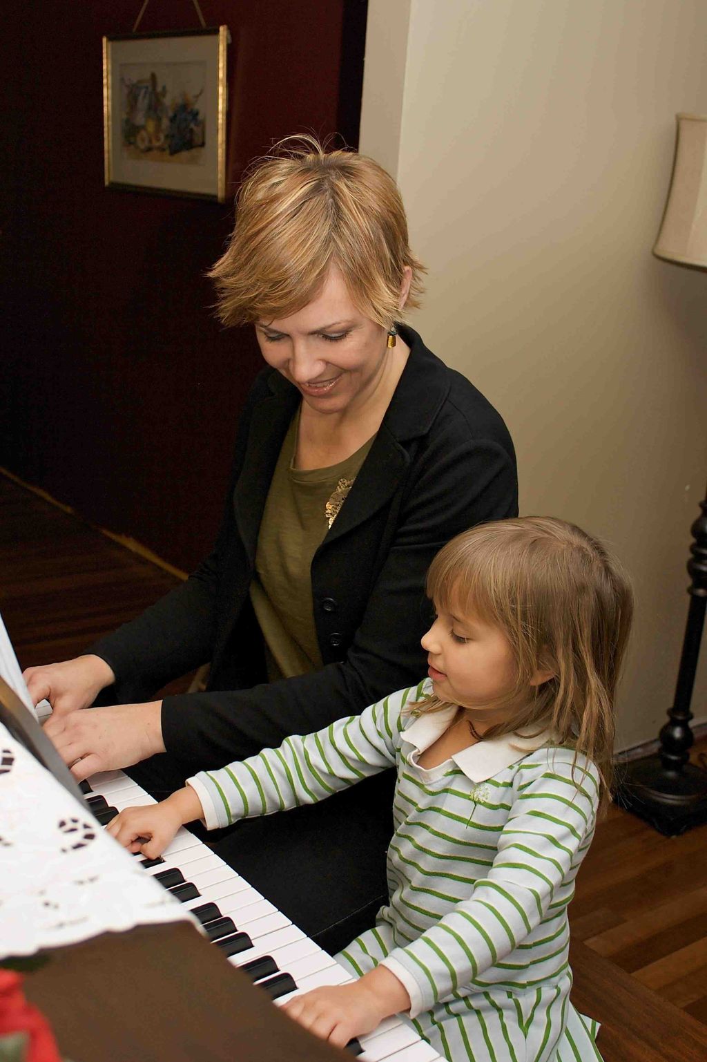 Duets and improvisation are a part of every lesson