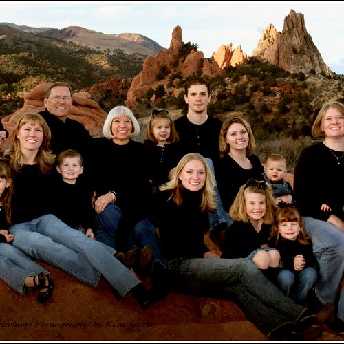 Family at the Garden of the Gods