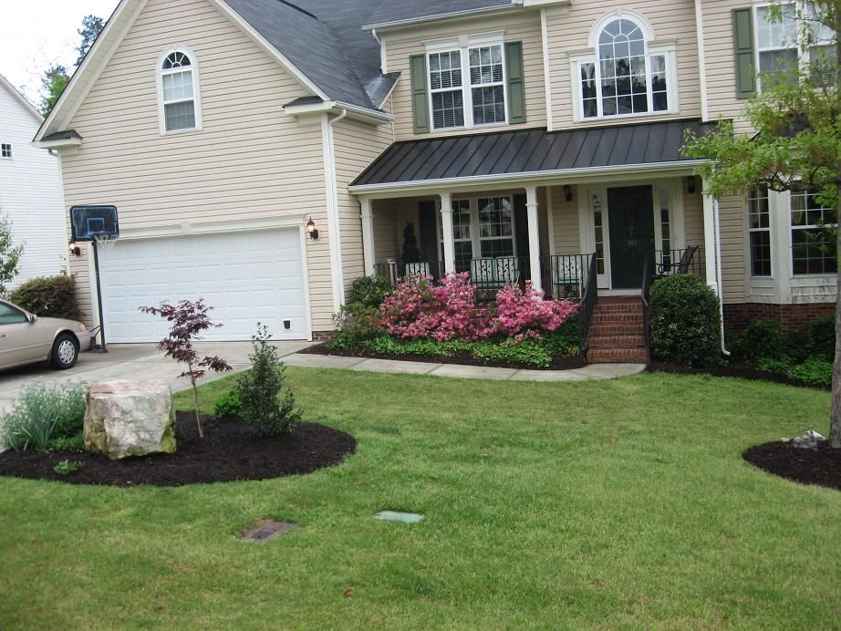 This is a yard I did from scratch. It was a jungle