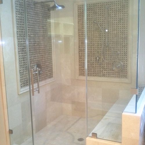 Shower walls design
