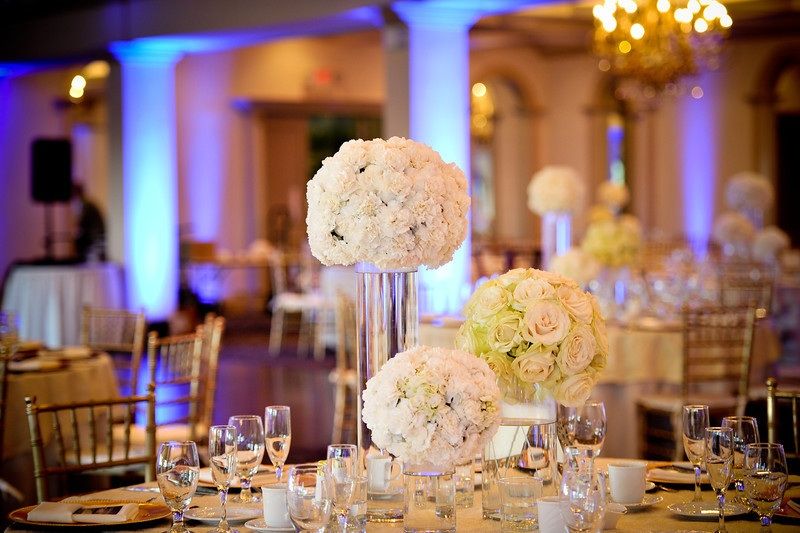 Centerpieces for our Bride Lacey