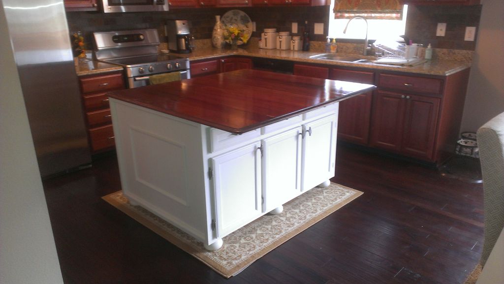 kitchen island made from mdo plywood(sign makers u
