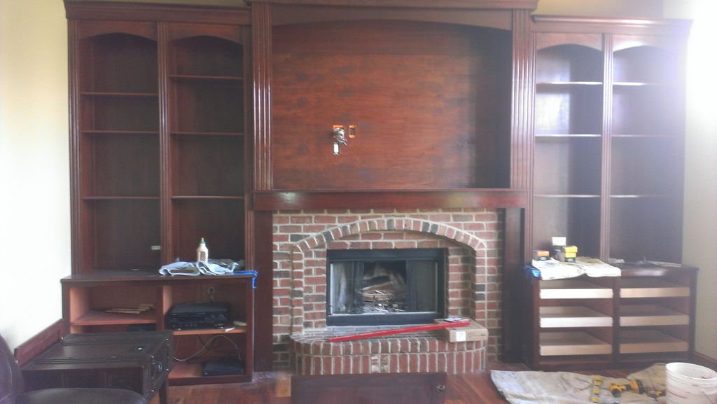 wall unit made out of maple, and maple plywood,17 