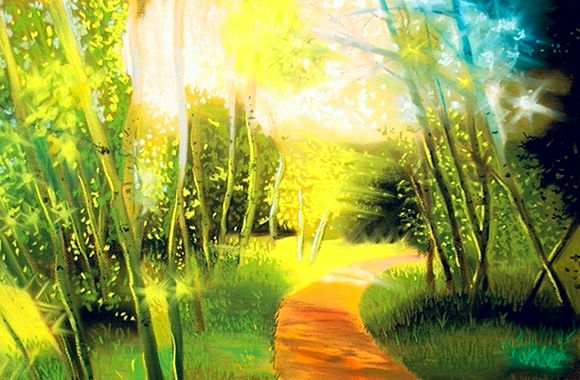 Painting: "Marian's Garden"