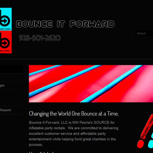 Website for Bounce It Forward, LLC.
www.bounceitfo