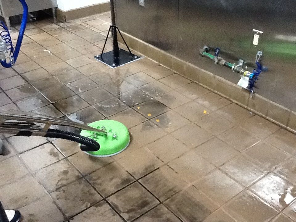 Commercial kitchen tile