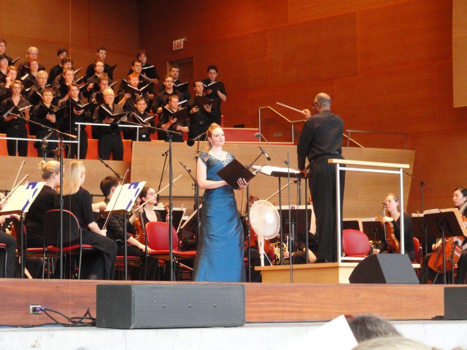 Rachel Sparrow, Soloist at Millennium Park, Chicag