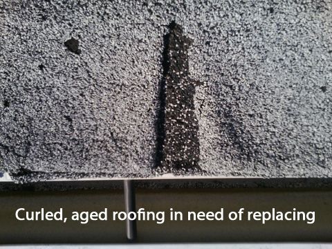 Roofing nearing the end of it's serviceable life