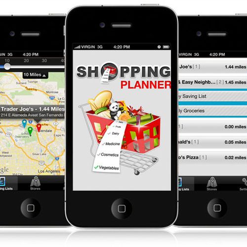 Shopping List Planner Lite Application developed o