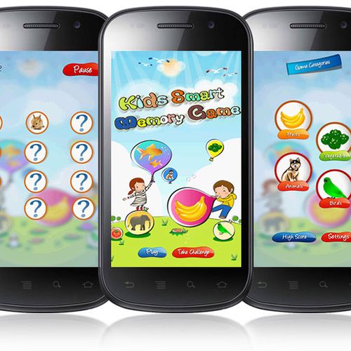 Kids Smart Memory Game Application developed on An