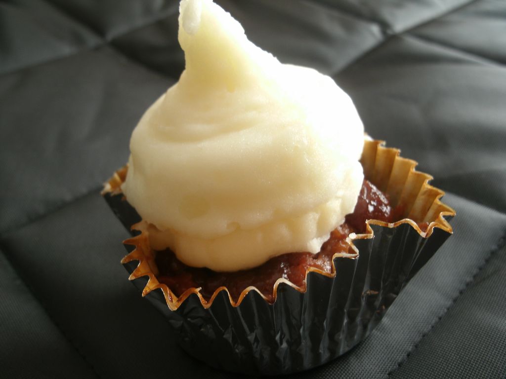 Meatloaf Cupcake with Mashed Potato Topping