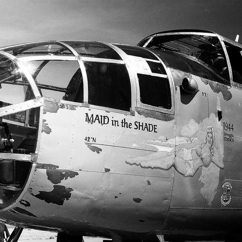 CAF B-25 in Black and White