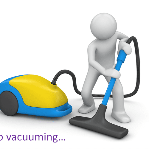 Clean Cheap Cincinnati Maids vacuuming