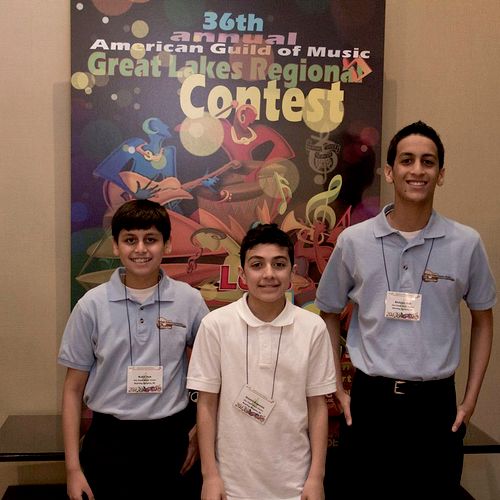 My students at the American Guild of Music Competi