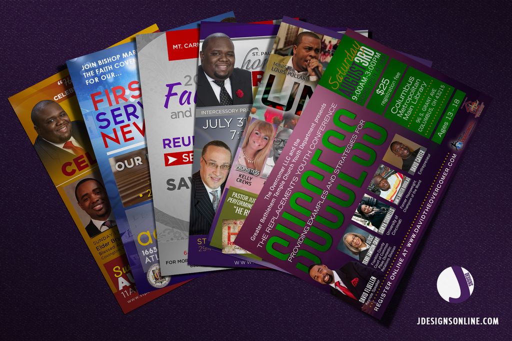 We design flyers.
