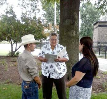 Trisha and William..another ootdoor wedding.