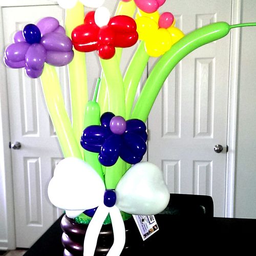 Balloon Flower Bouquet...Send to anyone for any oc