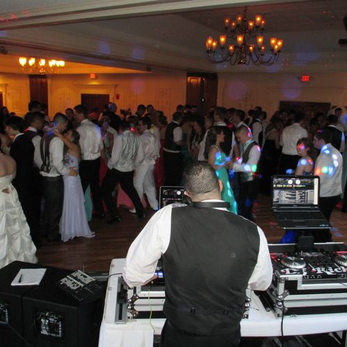 DJing with a crowd. Prom - 2013