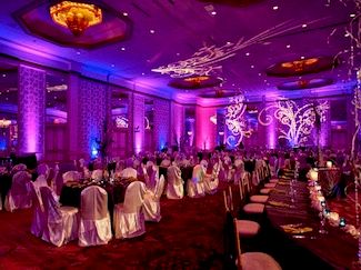 Example of our Lighting at a wedding.