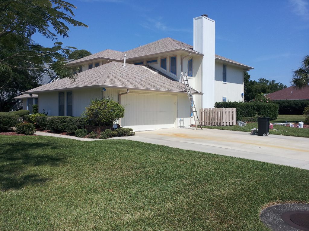 Exterior paint job Suntree, FL