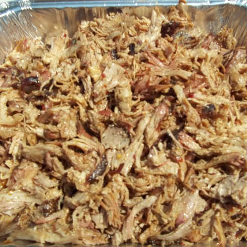 JW Pulled Pork BBQ available by the pound. Persona