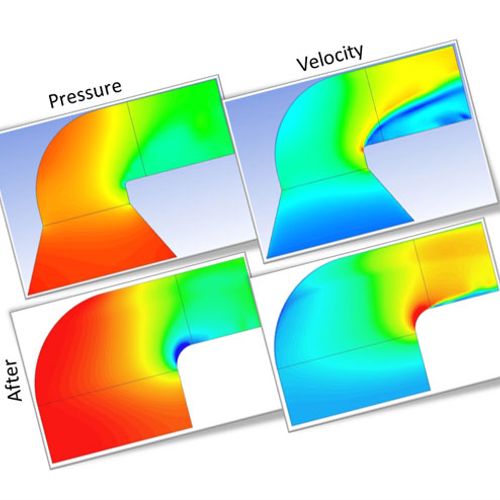 CFD Analysis of Intlet Duct Services