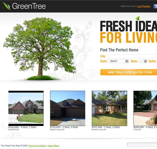 Website designed for a Real Estate Agent in Tulsa.