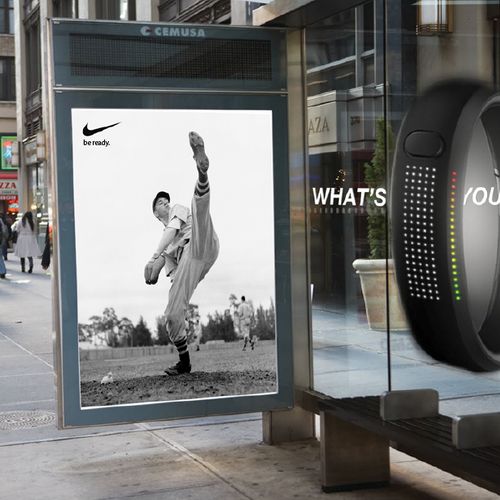 Nike Advertising _ Bus Kios